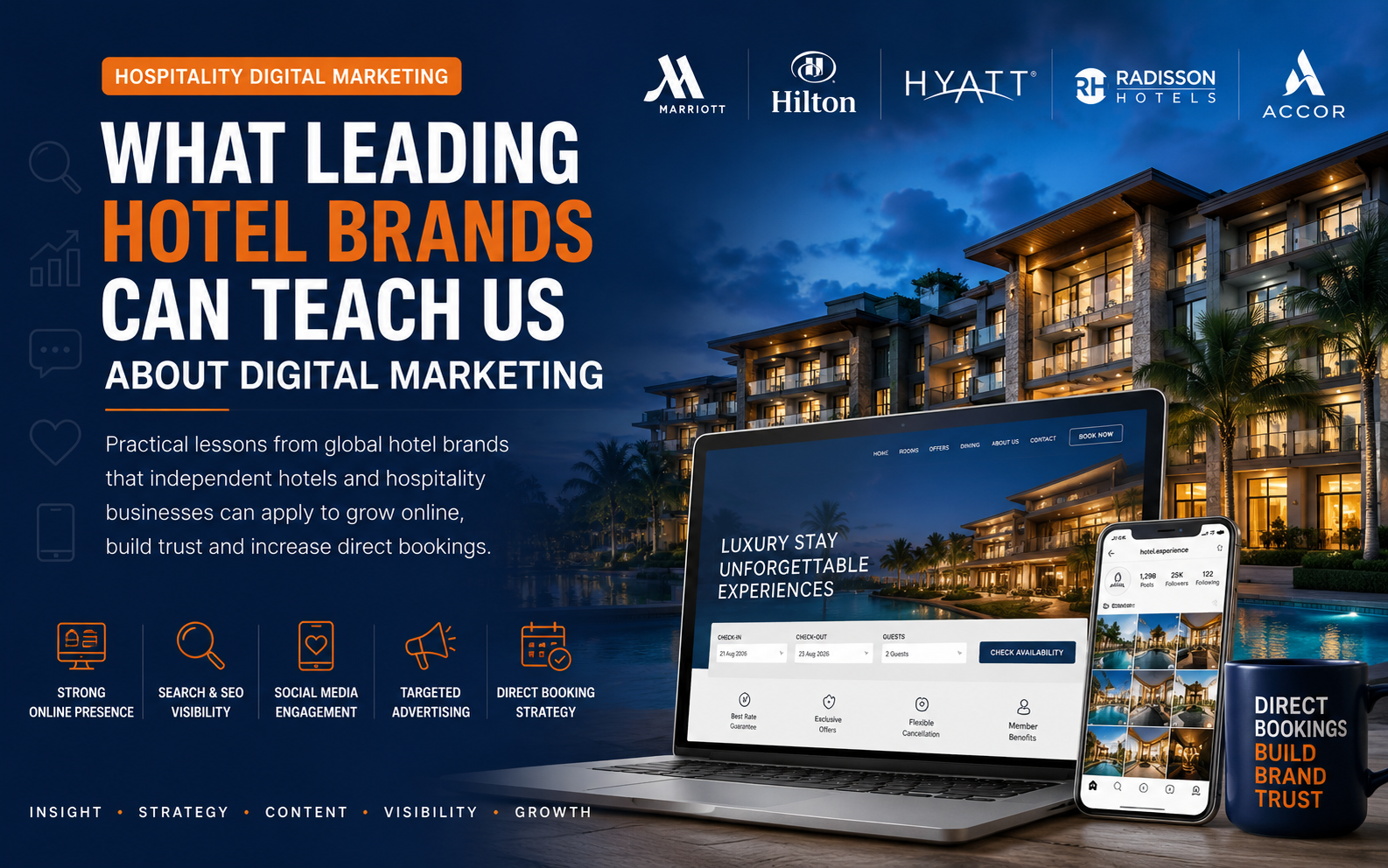 What Leading Hotel Brands Can Teach Us About Digital Marketing &mdash; Marriott, Hilton, Hyatt, Radisson and Accor